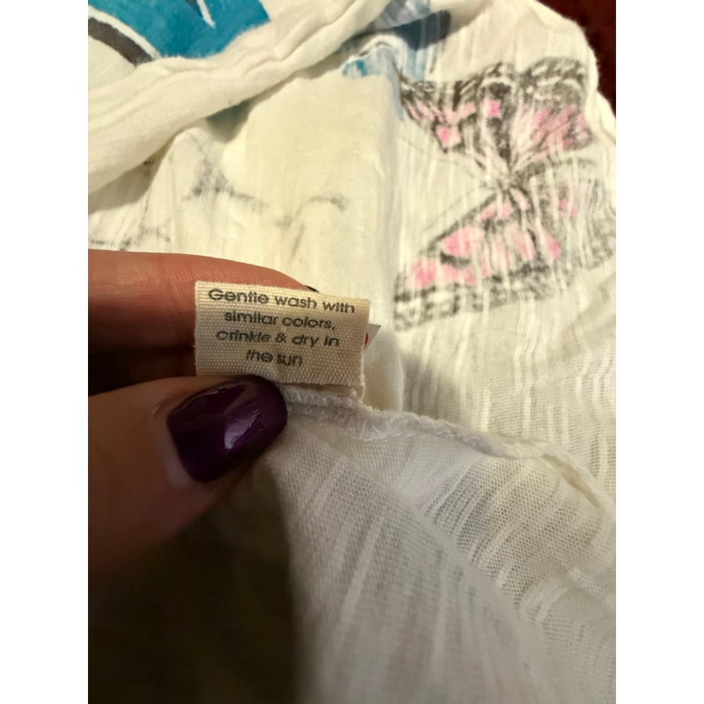 Magnolia Pearl Love Poets Tee NWT One Size Boho Graphic Cotton Shirt - Picture 8 of 8